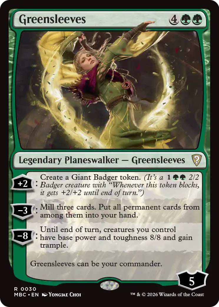Greensleeves [Mystery Booster: Commander Edition] | Red Claw Gaming