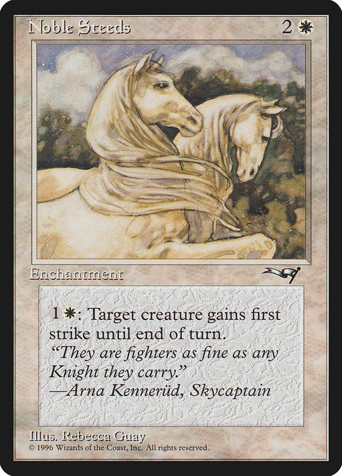 Noble Steeds (Leg Raised) [Alliances] MTG Single Magic: The Gathering | Red Claw Gaming