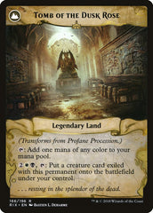 Profane Procession // Tomb of the Dusk Rose [Rivals of Ixalan] MTG Single Magic: The Gathering | Red Claw Gaming