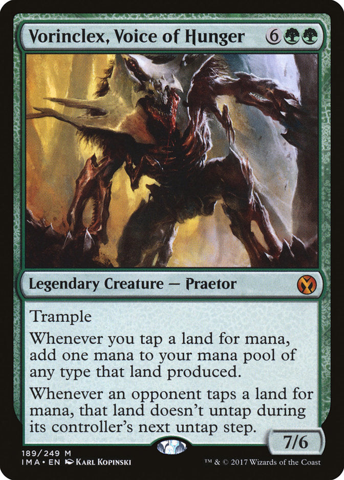 Vorinclex, Voice of Hunger [Iconic Masters] MTG Single Magic: The Gathering | Red Claw Gaming