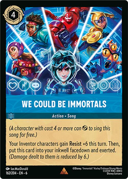 We Could Be Immortals (162/204) [Azurite Sea] Lorcana Single Disney | Red Claw Gaming