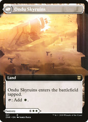 Ondu Inversion // Ondu Skyruins (Extended Art) [Zendikar Rising] MTG Single Magic: The Gathering | Red Claw Gaming