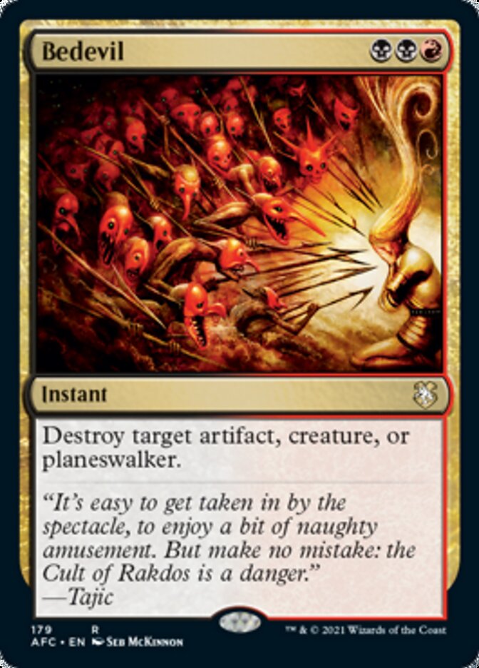Bedevil [Dungeons & Dragons: Adventures in the Forgotten Realms Commander] MTG Single Magic: The Gathering | Red Claw Gaming