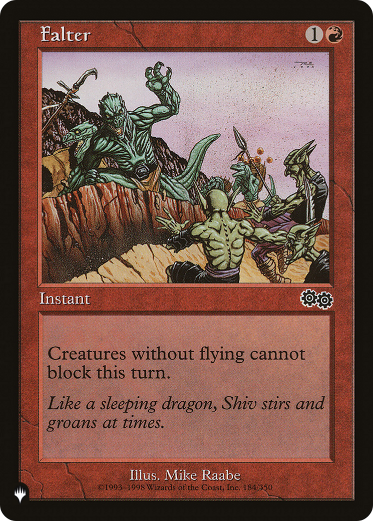 Falter [The List] MTG Single Magic: The Gathering | Red Claw Gaming