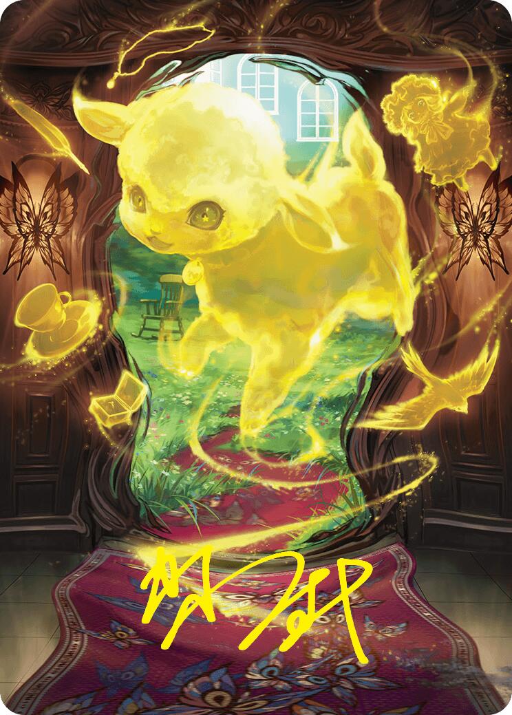 Enduring Innocence Art Card (Gold-Stamped Signature) [Duskmourn: House of Horror Art Series] MTG Single Magic: The Gathering    | Red Claw Gaming