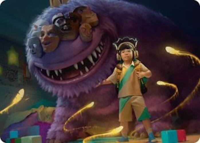 Toby, Beastie Befriender Art Card [Duskmourn: House of Horror Art Series] MTG Single Magic: The Gathering    | Red Claw Gaming