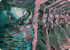 Mirror Room // Fractured Realm Art Card [Duskmourn: House of Horror Art Series] MTG Single Magic: The Gathering    | Red Claw Gaming