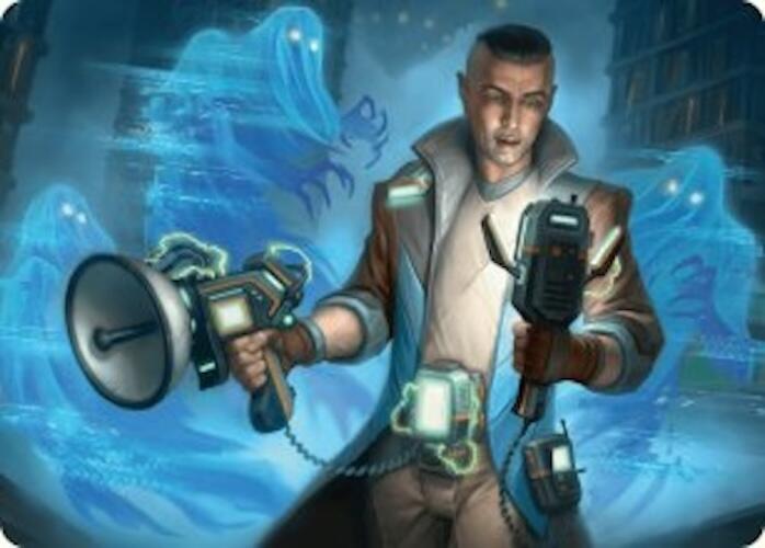 Paranormal Analyst Art Card [Duskmourn: House of Horror Art Series] MTG Single Magic: The Gathering    | Red Claw Gaming