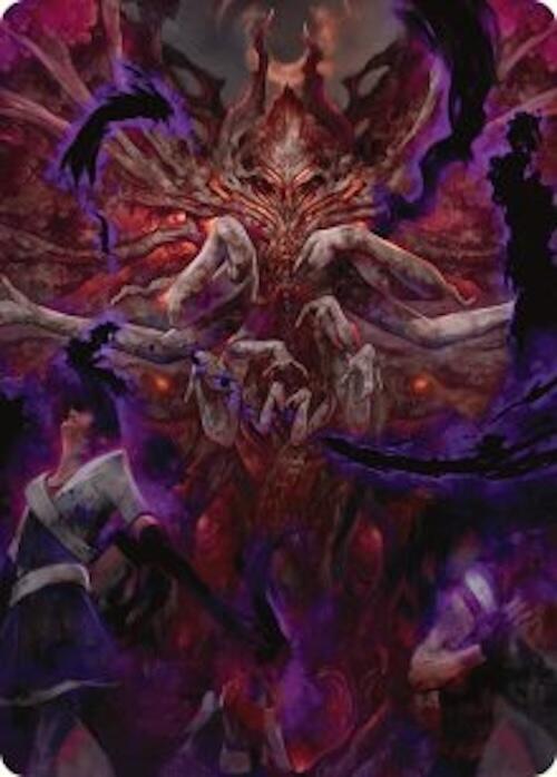 Damnation Art Card [Duskmourn: House of Horror Art Series] MTG Single Magic: The Gathering    | Red Claw Gaming