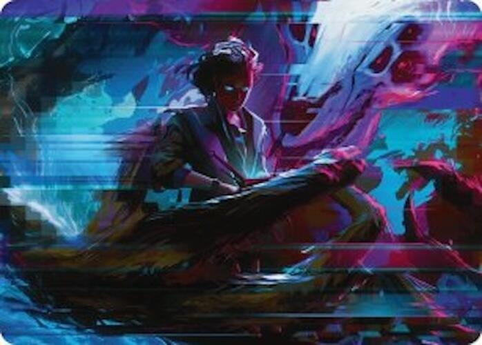 Demonic Counsel Art Card (32/54) [Duskmourn: House of Horror Art Series] MTG Single Magic: The Gathering    | Red Claw Gaming