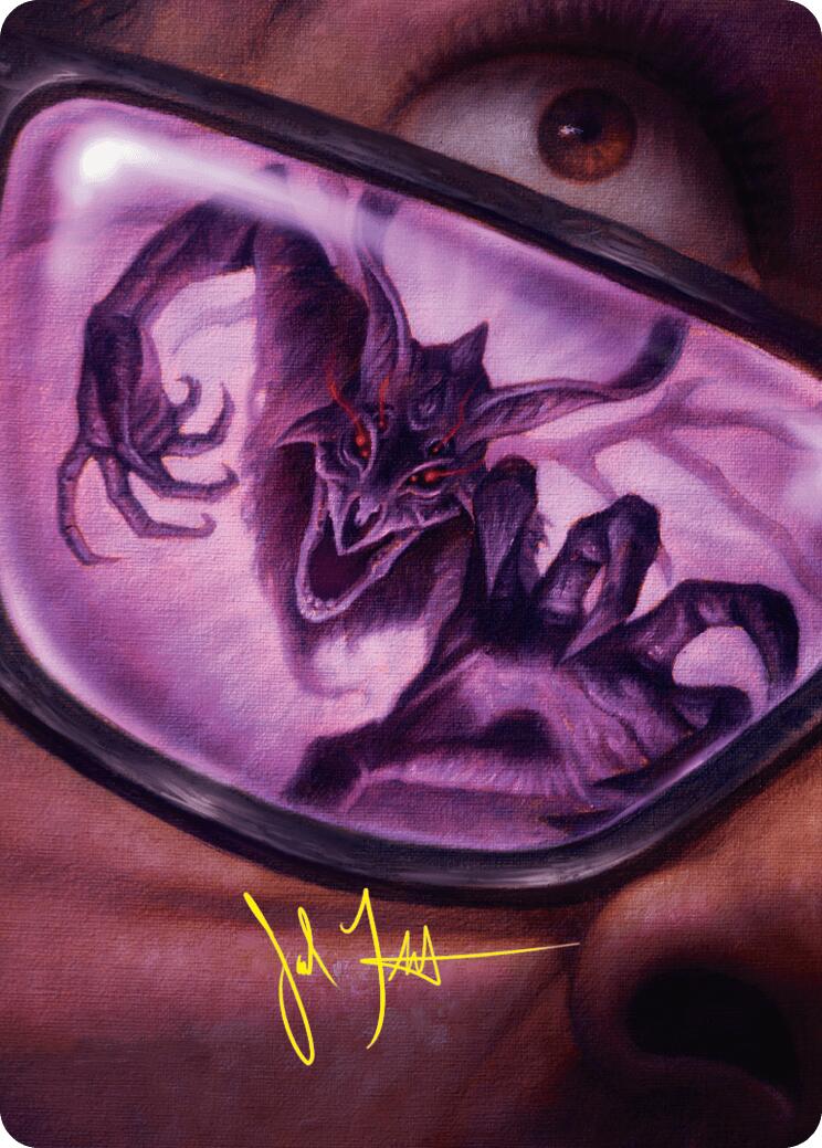 Doomsday Excruciator Art Card (Gold-Stamped Signature) [Duskmourn: House of Horror Art Series] MTG Single Magic: The Gathering    | Red Claw Gaming