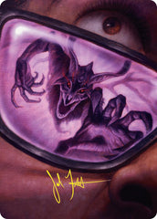 Doomsday Excruciator Art Card (Gold-Stamped Signature) [Duskmourn: House of Horror Art Series] MTG Single Magic: The Gathering    | Red Claw Gaming