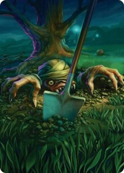 Exhume Art Card [Duskmourn: House of Horror Art Series] MTG Single Magic: The Gathering    | Red Claw Gaming