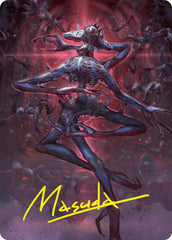 Overlord of the Balemurk Art Card (Gold-Stamped Signature) [Duskmourn: House of Horror Art Series] MTG Single Magic: The Gathering    | Red Claw Gaming