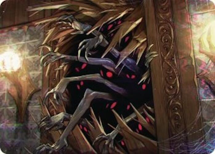 Withering Torment Art Card [Duskmourn: House of Horror Art Series] MTG Single Magic: The Gathering    | Red Claw Gaming