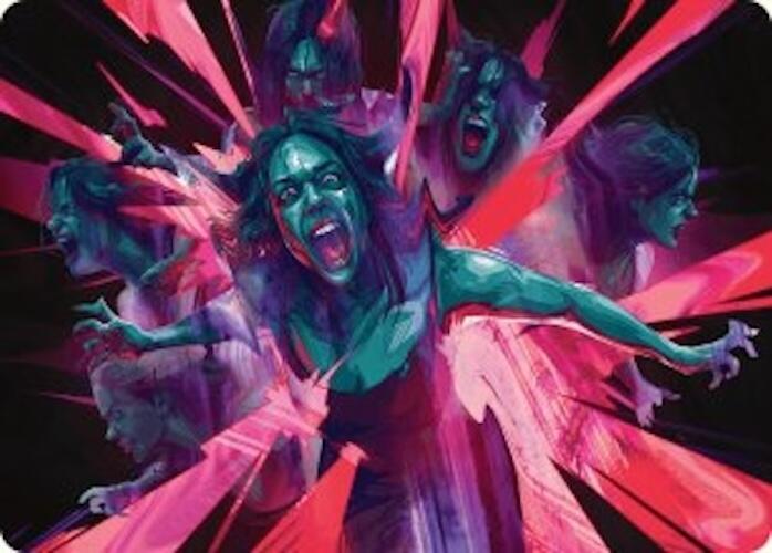 Waltz of Rage Art Card [Duskmourn: House of Horror Art Series] MTG Single Magic: The Gathering    | Red Claw Gaming