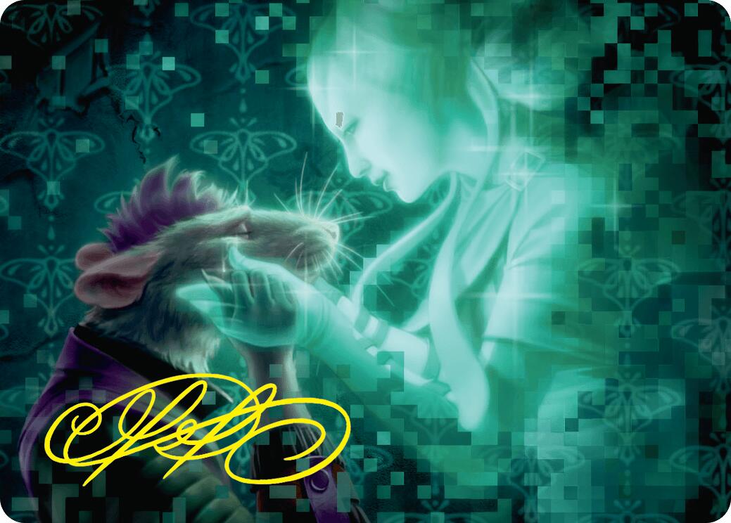 Cathartic Parting Art Card (Gold-Stamped Signature) [Duskmourn: House of Horror Art Series] MTG Single Magic: The Gathering    | Red Claw Gaming