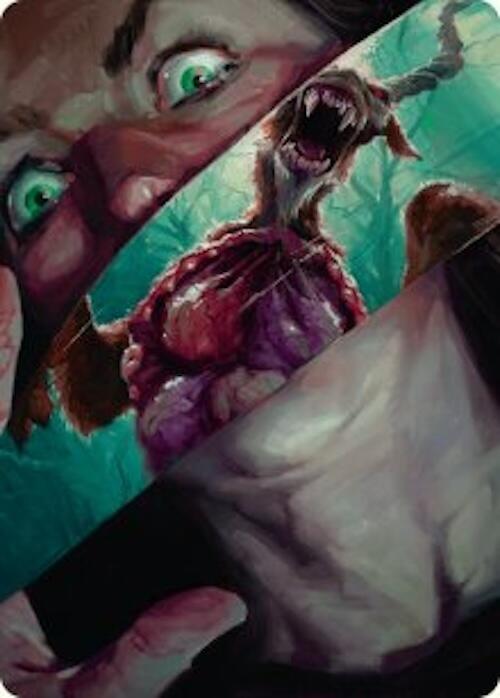Hauntwoods Shrieker Art Card [Duskmourn: House of Horror Art Series] MTG Single Magic: The Gathering    | Red Claw Gaming
