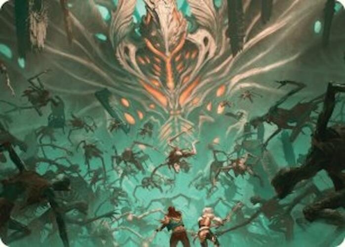 Valgavoth's Onslaught Art Card [Duskmourn: House of Horror Art Series] MTG Single Magic: The Gathering    | Red Claw Gaming