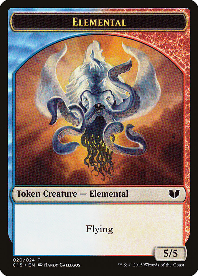 Drake // Elemental (020) Double-Sided Token [Commander 2015 Tokens] MTG Single Magic: The Gathering | Red Claw Gaming