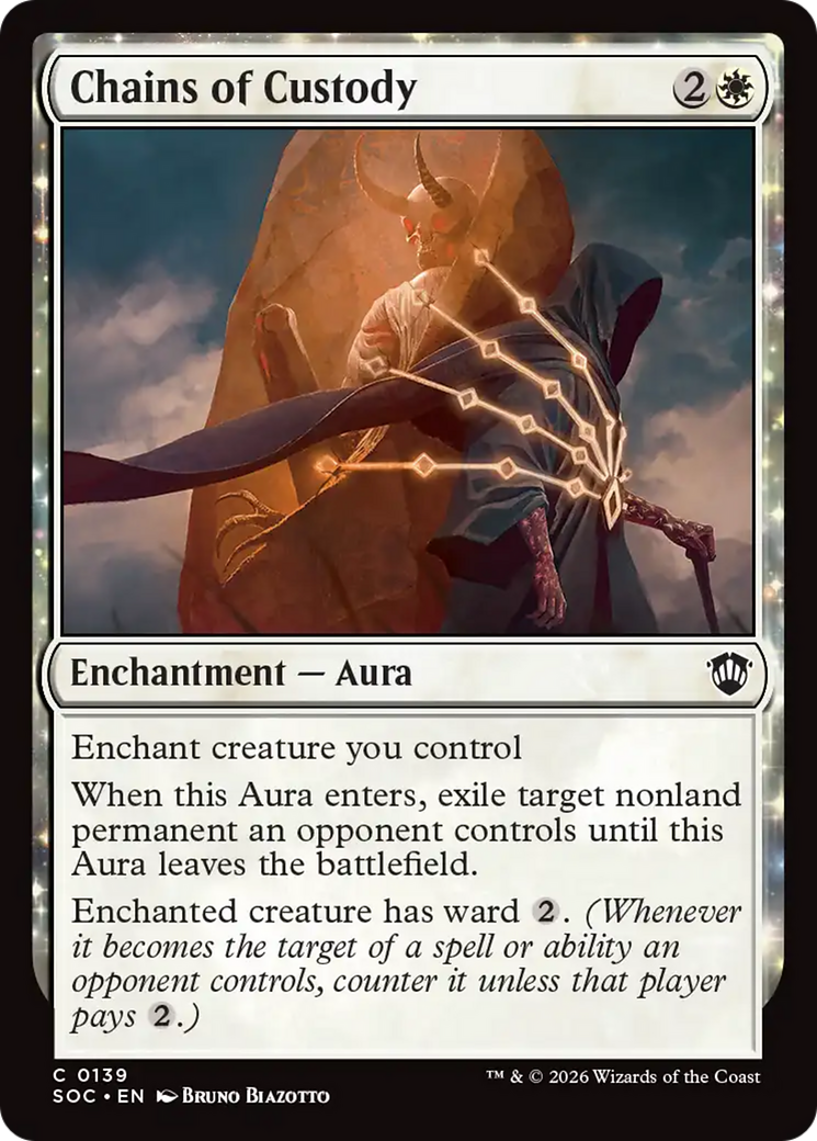 Chains of Custody [Secrets of Strixhaven Commander] MTG Single Magic: The Gathering | Red Claw Gaming