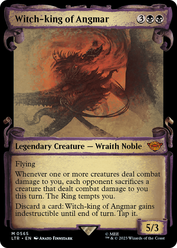 Witch-king of Angmar [The Lord of the Rings: Tales of Middle-Earth Showcase Scrolls] MTG Single Magic: The Gathering | Red Claw Gaming
