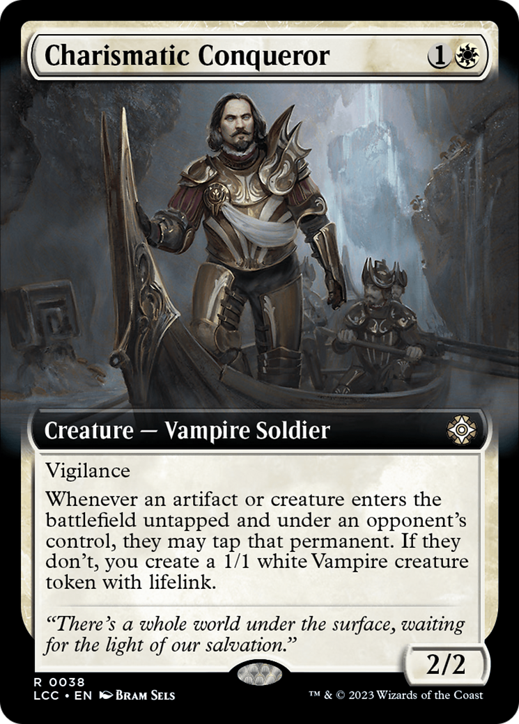 Charismatic Conqueror (Extended Art) [The Lost Caverns of Ixalan Commander] MTG Single Magic: The Gathering | Red Claw Gaming