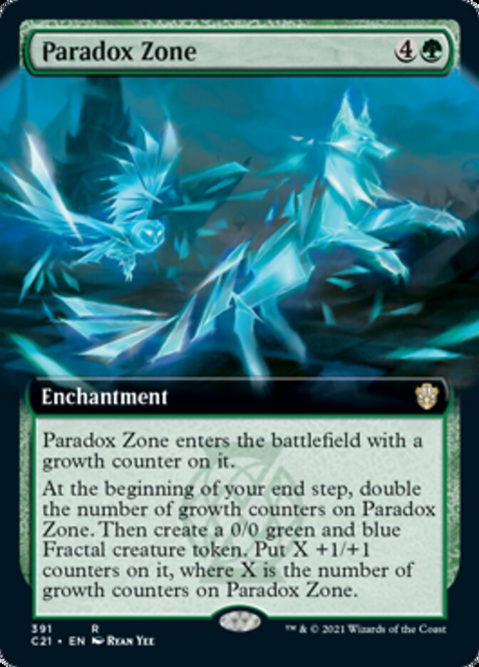 Paradox Zone (Extended Art) [Commander 2021] MTG Single Magic: The Gathering | Red Claw Gaming