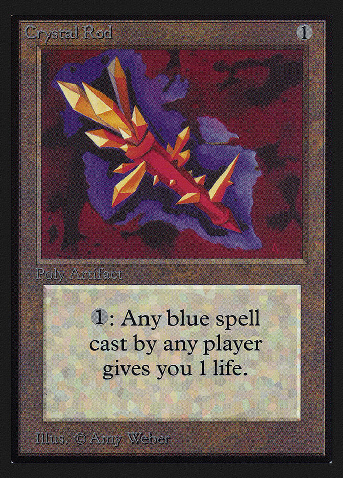 Crystal Rod [Collectors' Edition] MTG Single Magic: The Gathering | Red Claw Gaming