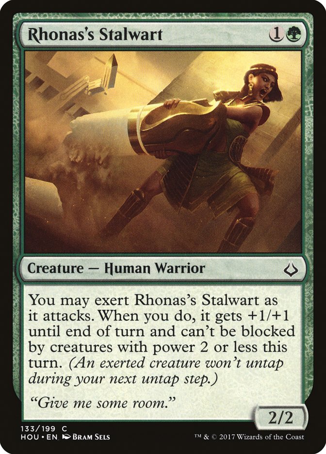 Rhonas's Stalwart [Hour of Devastation] MTG Single Magic: The Gathering | Red Claw Gaming