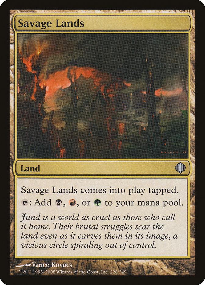 Savage Lands [Shards of Alara] MTG Single Magic: The Gathering | Red Claw Gaming