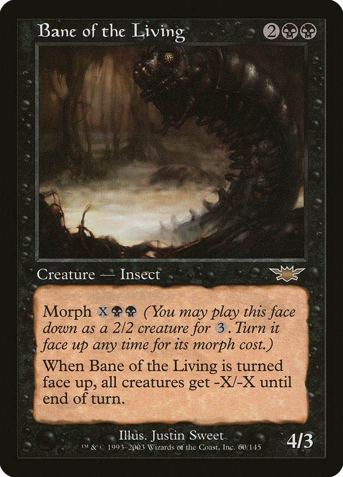 Bane of the Living [Legions] MTG Single Magic: The Gathering | Red Claw Gaming
