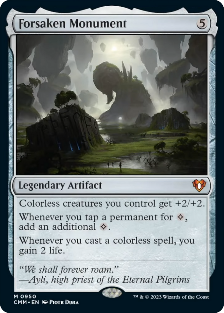 Forsaken Monument [Commander Masters] MTG Single Magic: The Gathering | Red Claw Gaming