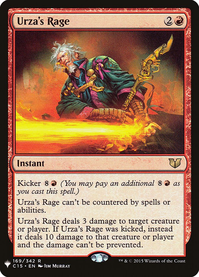 Urza's Rage [The List] MTG Single Magic: The Gathering | Red Claw Gaming