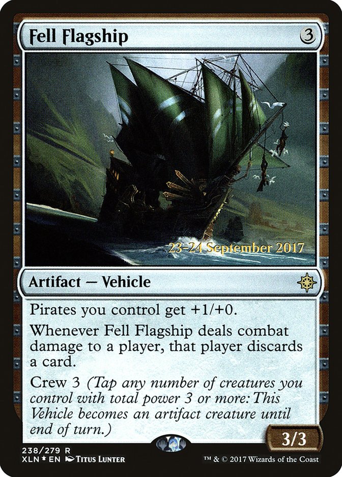 Fell Flagship [Ixalan Prerelease Promos] MTG Single Magic: The Gathering | Red Claw Gaming
