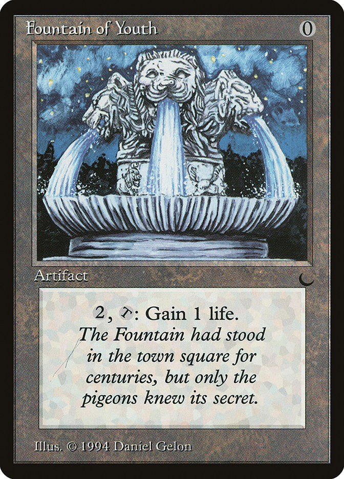 Fountain of Youth (Misprinted) [The Dark] MTG Single Magic: The Gathering | Red Claw Gaming