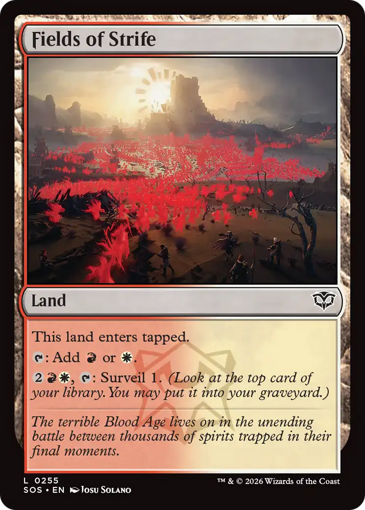 Fields of Strife [Secrets of Strixhaven] MTG Single Magic: The Gathering | Red Claw Gaming