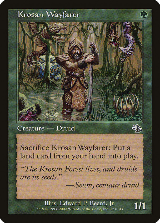 Krosan Wayfarer [Judgment] MTG Single Magic: The Gathering | Red Claw Gaming