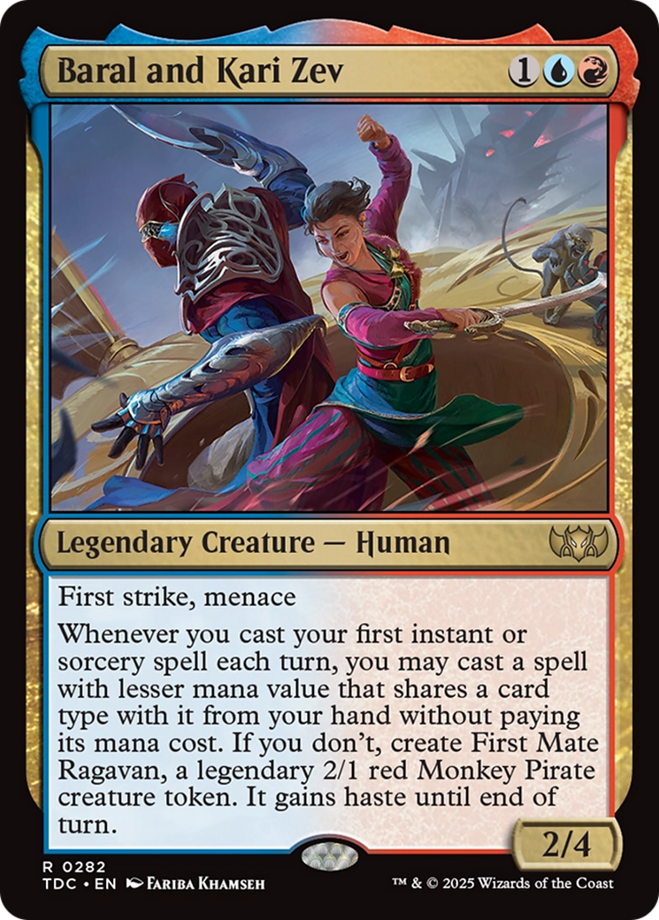Baral and Kari Zev [Tarkir: Dragonstorm Commander] MTG Single Magic: The Gathering | Red Claw Gaming