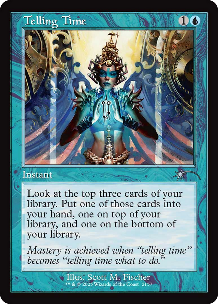 Telling Time (Retro Frame) [Secret Lair Drop Series] MTG Single Magic: The Gathering | Red Claw Gaming