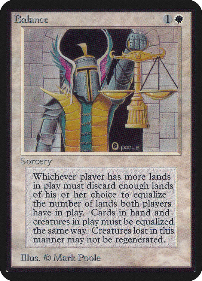 Balance [Alpha Edition] MTG Single Magic: The Gathering | Red Claw Gaming