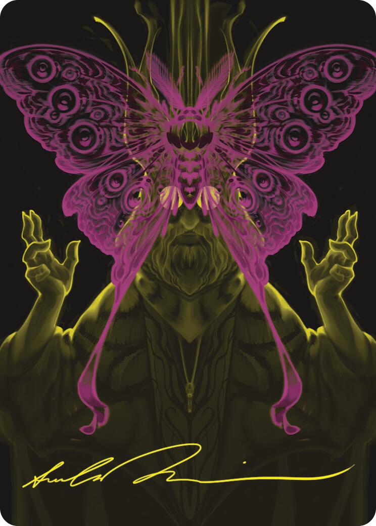 Victor, Valgavoth's Seneschal Art Card (44/54) (Gold-Stamped Signature) [Duskmourn: House of Horror Art Series] MTG Single Magic: The Gathering    | Red Claw Gaming