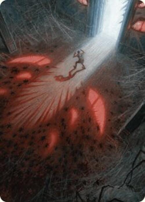 Fear My Authority Art Card [Duskmourn: House of Horror Art Series] MTG Single Magic: The Gathering    | Red Claw Gaming