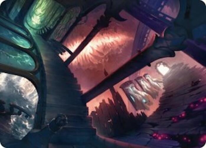 Terramorphic Expanse Art Card [Duskmourn: House of Horror Art Series] MTG Single Magic: The Gathering    | Red Claw Gaming