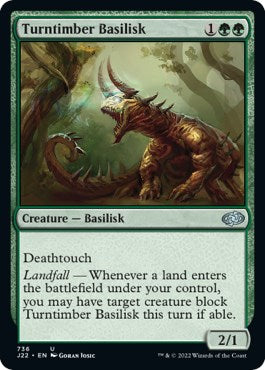 Turntimber Basilisk [Jumpstart 2022] MTG Single Magic: The Gathering | Red Claw Gaming