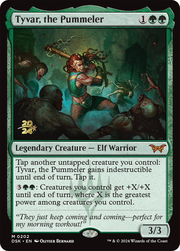 Tyvar, the Pummeler [Duskmourn: House of Horror Prerelease Promos] MTG Single Magic: The Gathering    | Red Claw Gaming