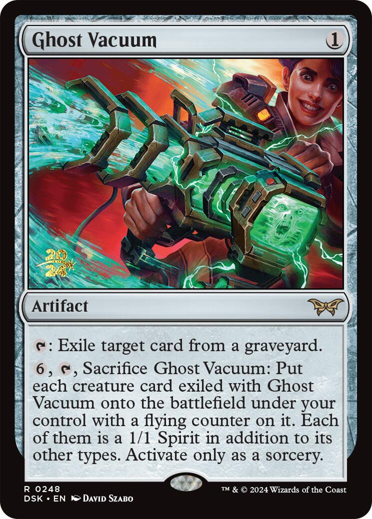 Ghost Vacuum [Duskmourn: House of Horror Prerelease Promos] MTG Single Magic: The Gathering    | Red Claw Gaming