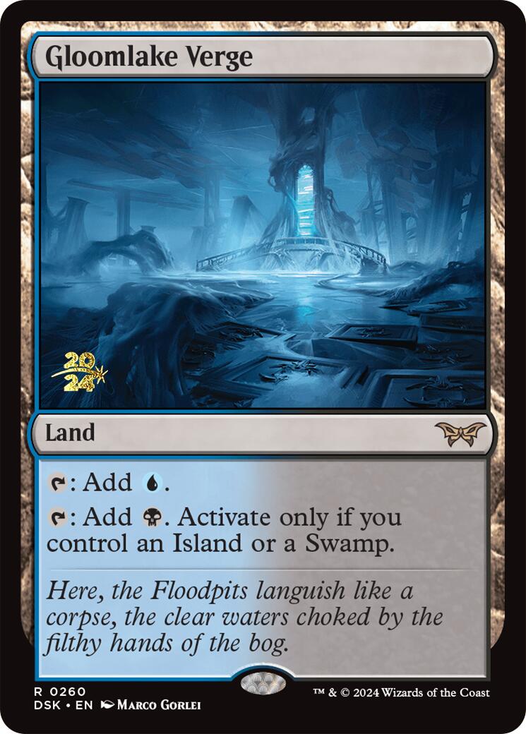 Gloomlake Verge [Duskmourn: House of Horror Prerelease Promos] MTG Single Magic: The Gathering    | Red Claw Gaming