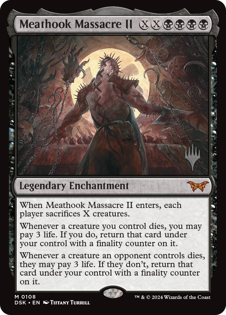 Meathook Massacre II (0108) (Promo Pack) [Duskmourn: House of Horror Promos] MTG Single Magic: The Gathering | Red Claw Gaming