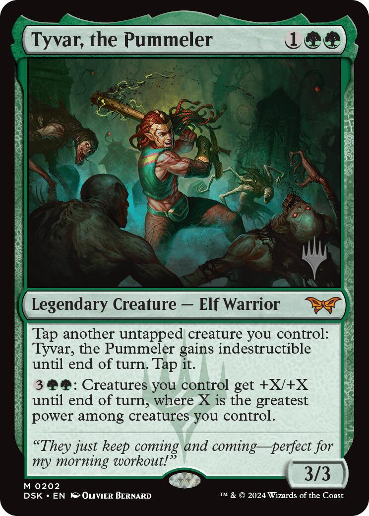 Tyvar, the Pummeler (Promo Pack) [Duskmourn: House of Horror Promos] MTG Single Magic: The Gathering | Red Claw Gaming